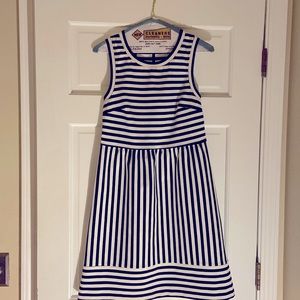 INC International Concepts black and white striped dress. Size small. EUC